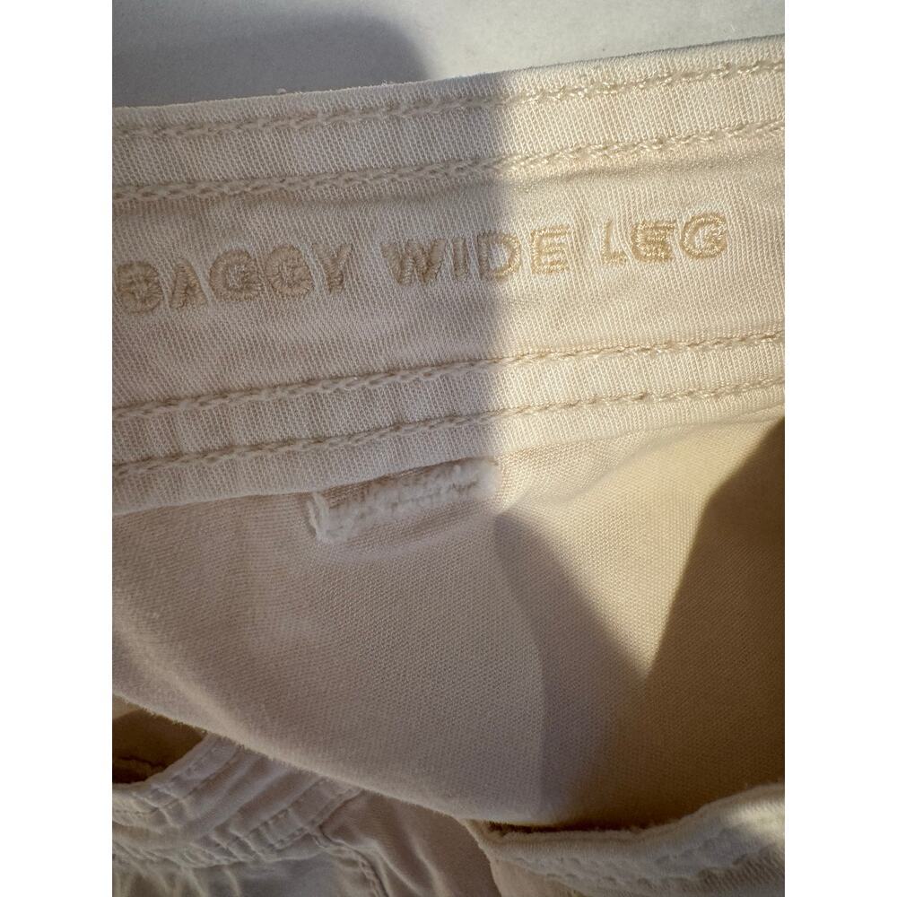 American Eagle Outfitters Cream Wide Leg Pants - Picture 5 of 7
